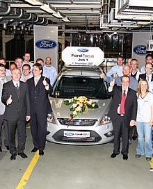 Bandablauf des neuen Ford Focus im Werk Saarlouis. 